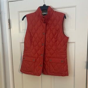 Eddie Bauer Women's Quilted Vest - burnt orange